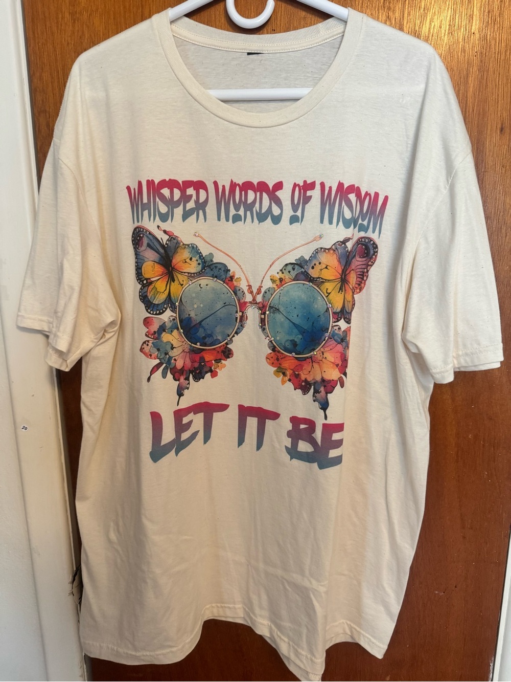 Let It Be Butterfly Sunglasses Graphic Tee